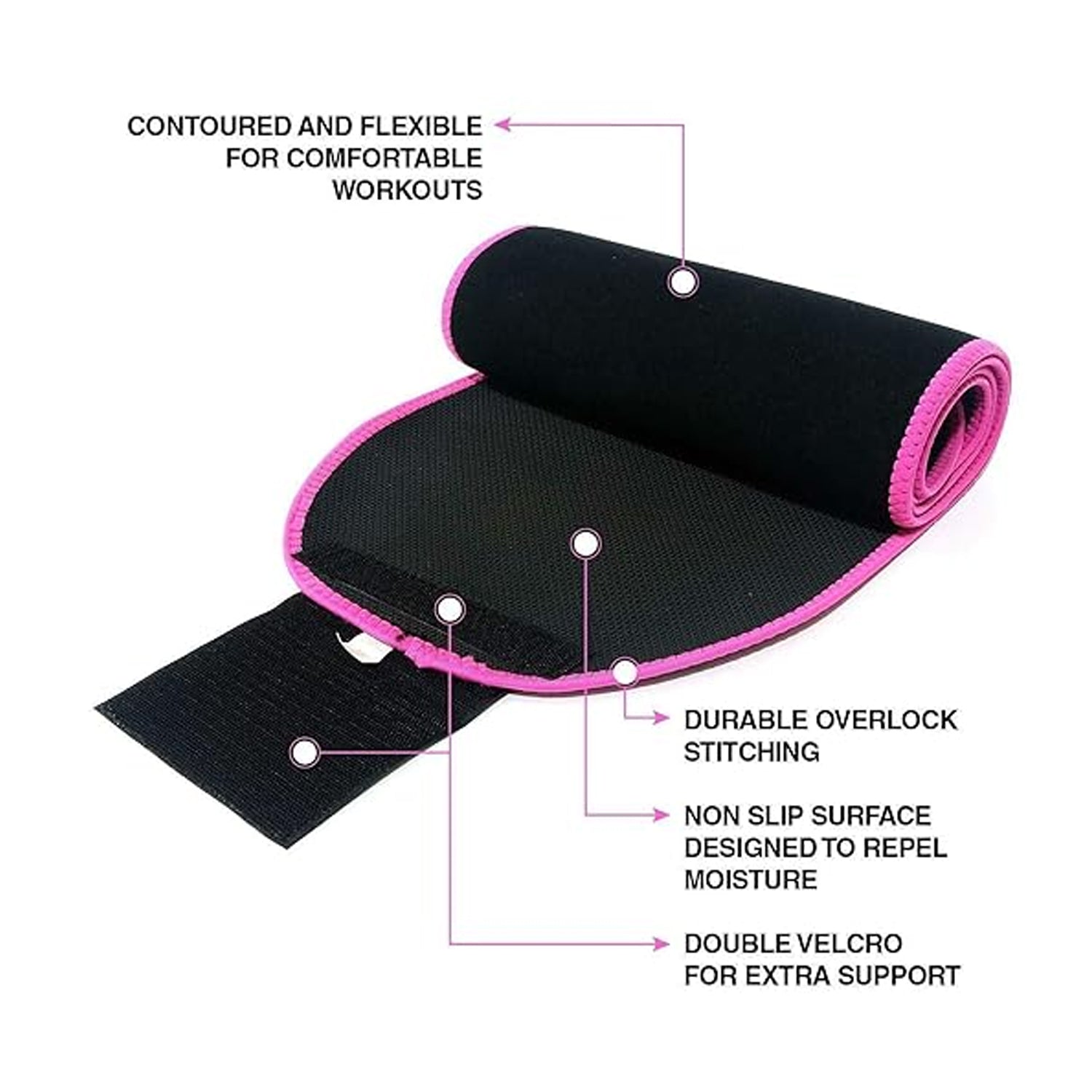 6730 Waist Support Belt Neoprene Ab Belt Trainer, Stomach Wrap Tummy Belt / Belly Tummy Yoga Wrap Back Exercise Body Wrap 6730 Waist Support Belt Neoprene Ab Belt Trainer, Stomach Wrap Tummy Belt / Belly Tummy Yoga Wrap Back Exercise Body Wrap